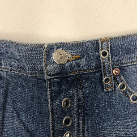 Free People Barcelona Nights Grommet CutOff Shorts - Picture 5 of 10